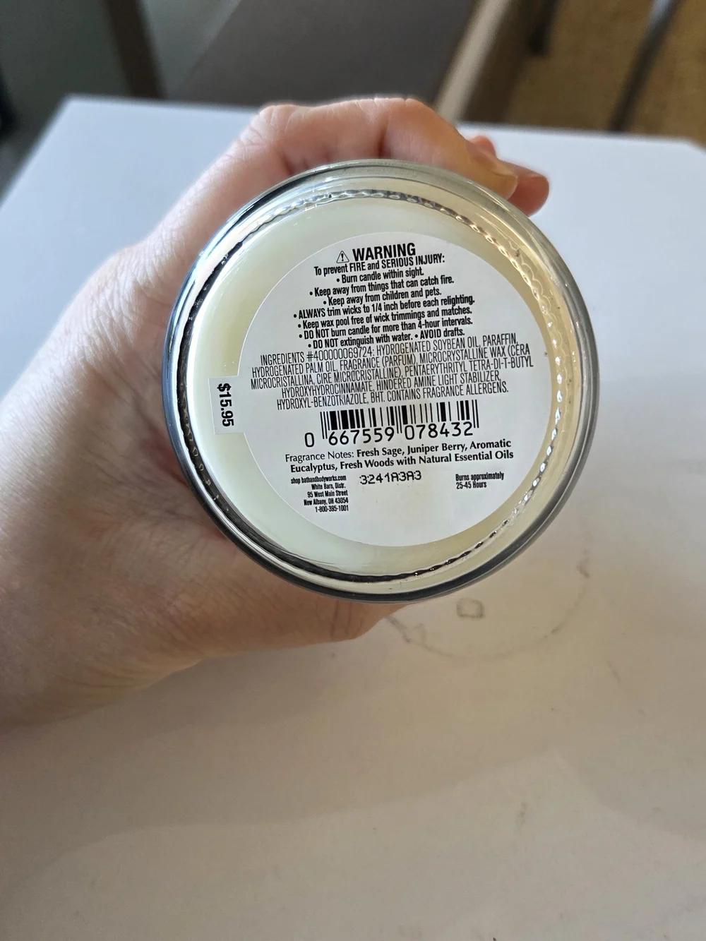 White Barn Sweater Weather Scented Candle